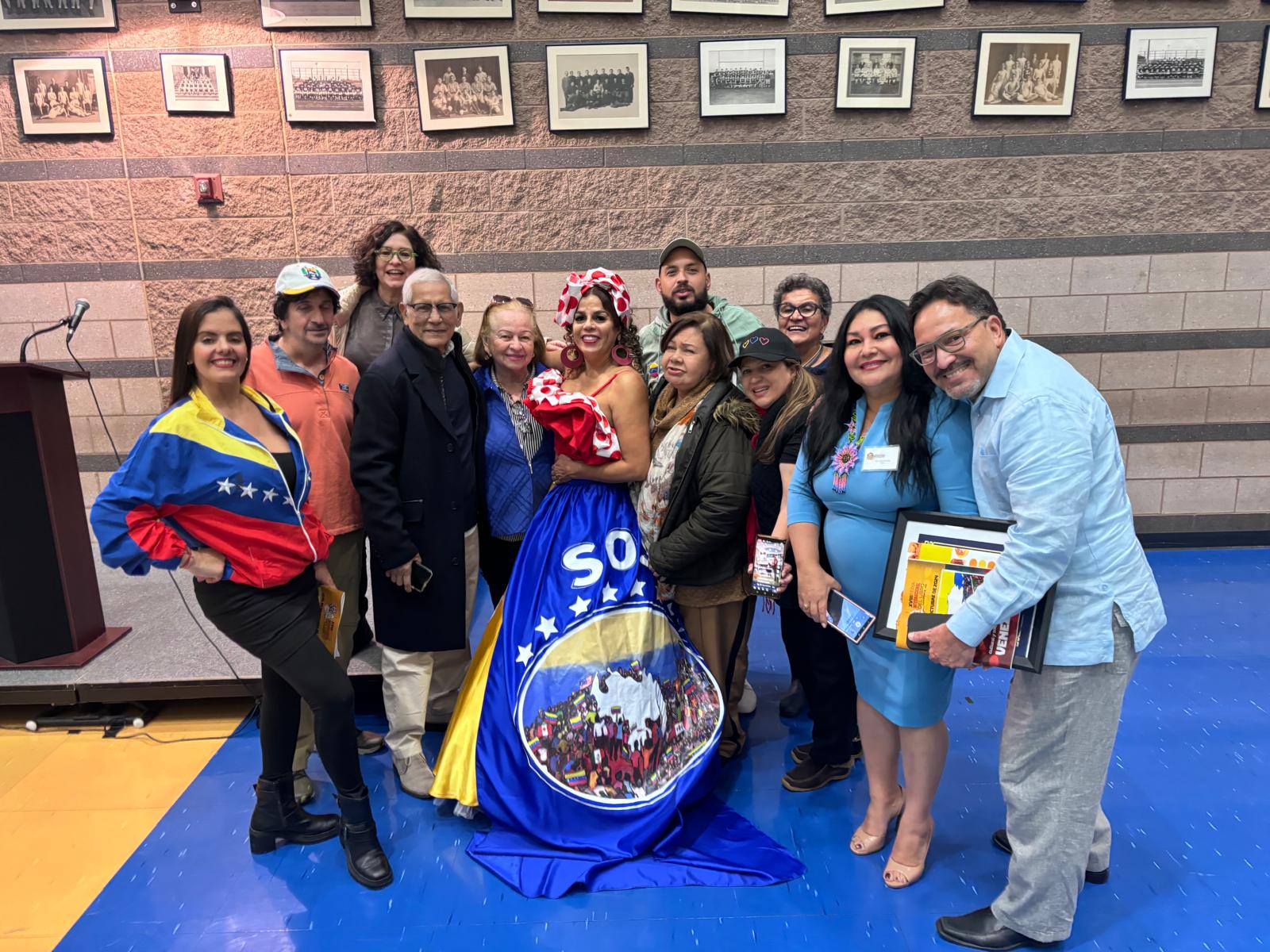 Community members honored at a Casa de Venezuela recognition event